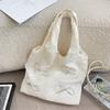 1 High-value Polka Dot Bow Gentle Shoulder Armpit Bag Lazy Wind Handbag Large-capacity Vest Bag