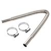 Heizungsabgasrohr 25mm Edelstahl 200/300cm Hardwareteil für Luft-Dieselheizungsabgasrohr Auto Schiff LKW Universal