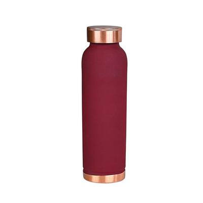 1 Liter Kupferwasserflasche Auslaufsicher BPA-frei Wasserflasche Büroflasche Stärkt die Immunität