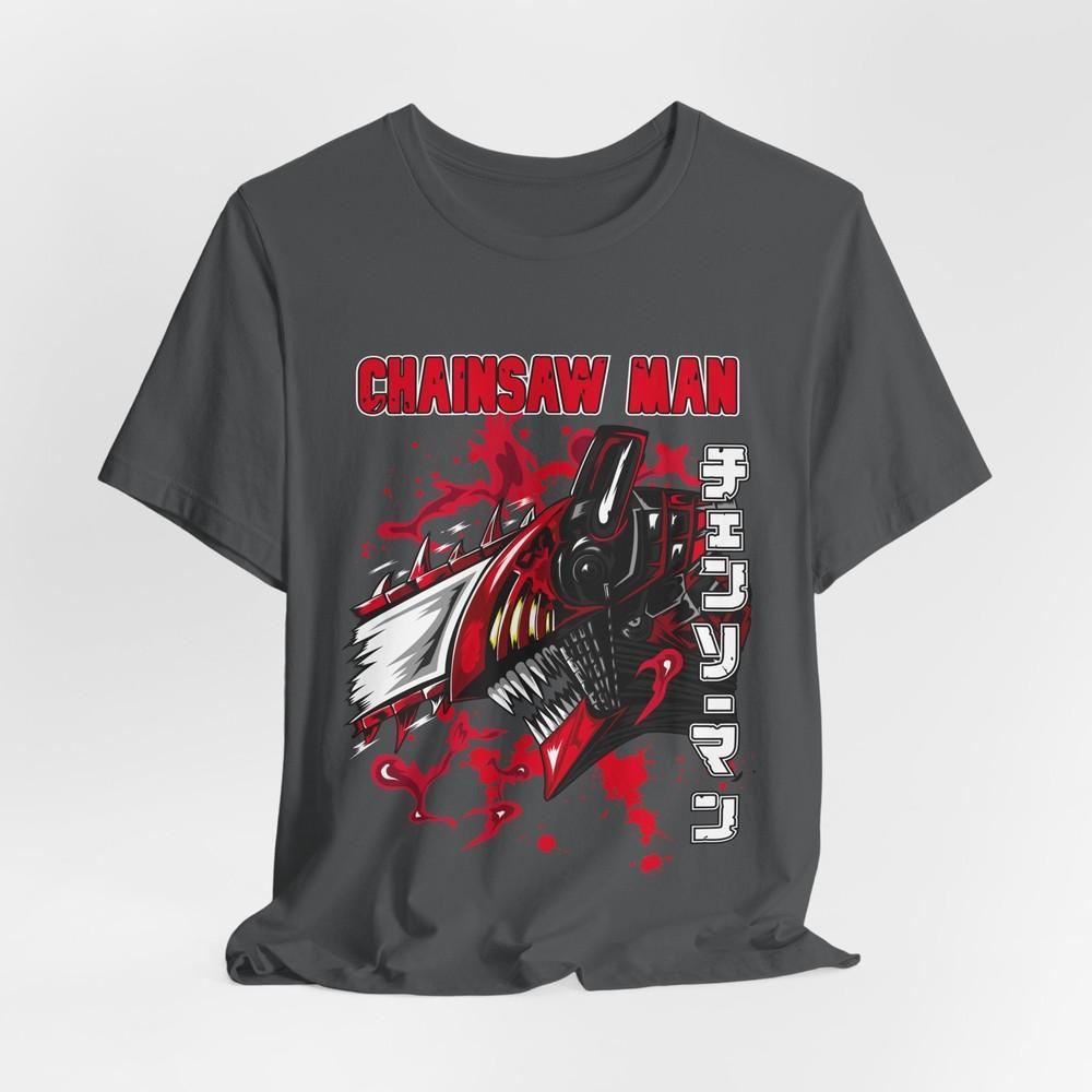 Chainsaw Man T-Shirt Tee Tops, Japanese Anime Unisex Shirt - Graphic Manga Top, Anime Lover