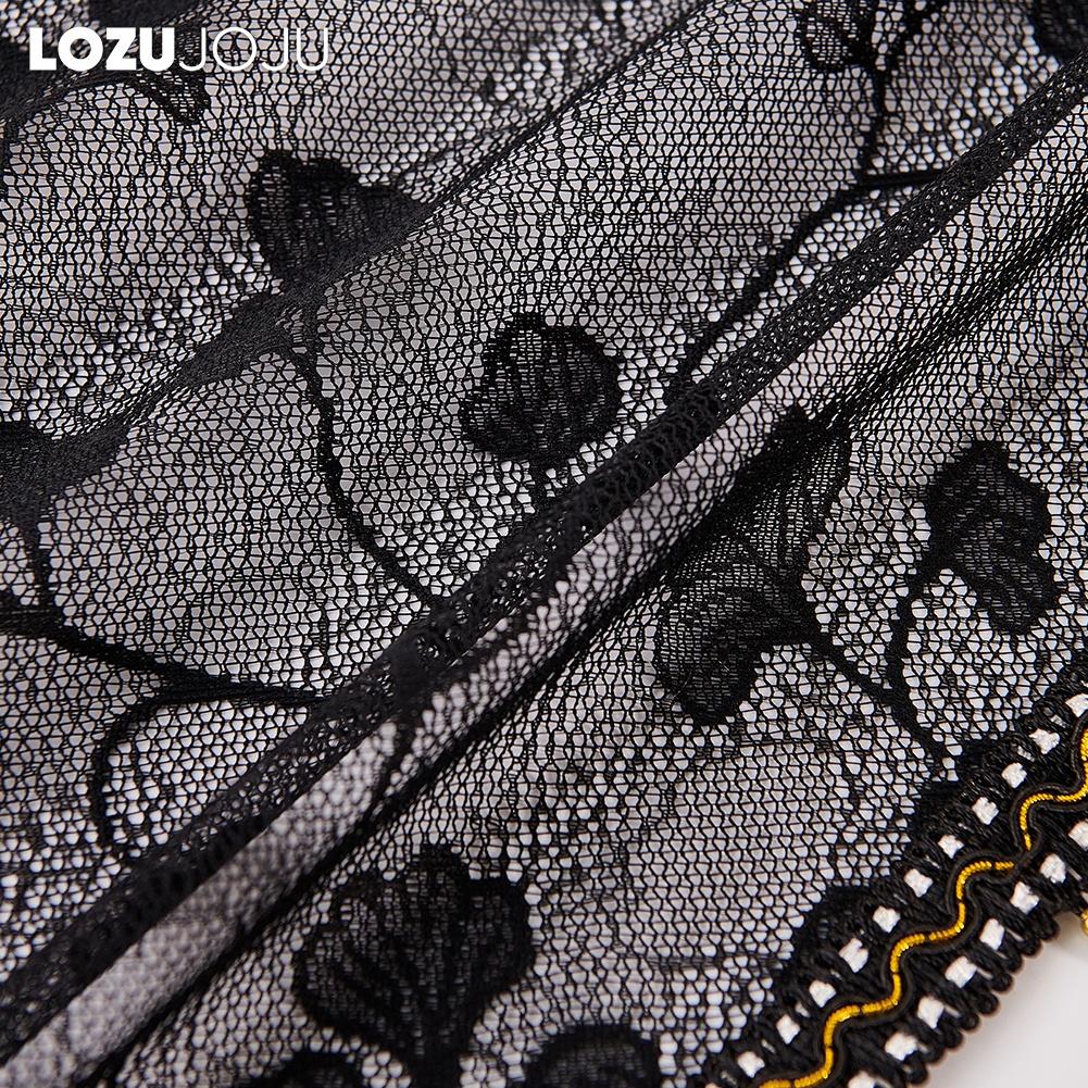 1 Stück LOZUJOJU Französischer Retro Schwarzer Spitzen-Vorhangkopf, Weinreben-Blumen-Jacquard-Quasten-Vorhangkopf für Schlafzimmer Wohnzimmer Fensterdekoration