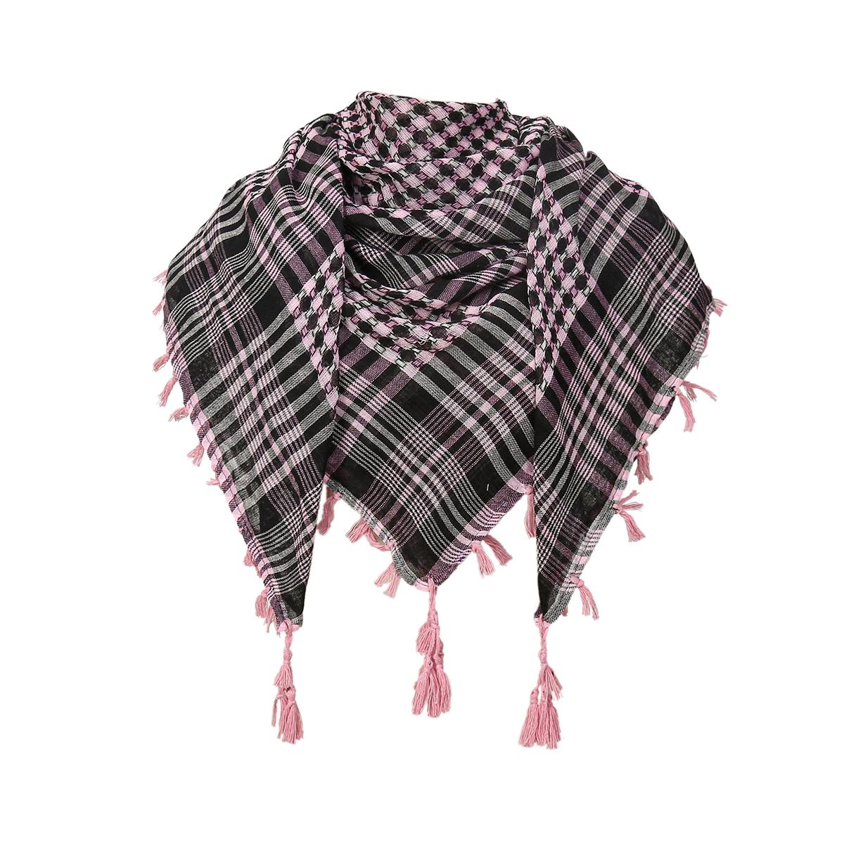 

New Military Tactical Desert Hijab Scarf Muslim Headscarf Islam Arab Keffiyeh Head Neck Scarves Wrap for Men and Women 120x120CM