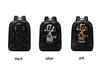 Skull 3D Stereo PU Double Shoulder Backpack for Men and Women