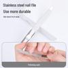 Stainless Steel Nail Clipper and Cuticle Scissors Set with Nail File - Manicure Tools for Grooming