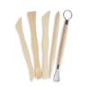 Clay Sculpture 5-piece Tool Set Sculpture Soft Clay DIY Handmade Tool Pottery Ceramics Pottery Ceramics Tools