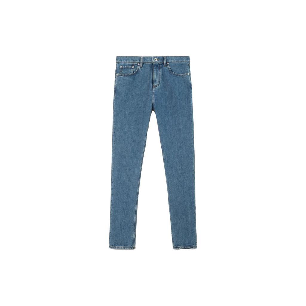 Burberry logo-patch mid-rise straight-leg jeans 80715511