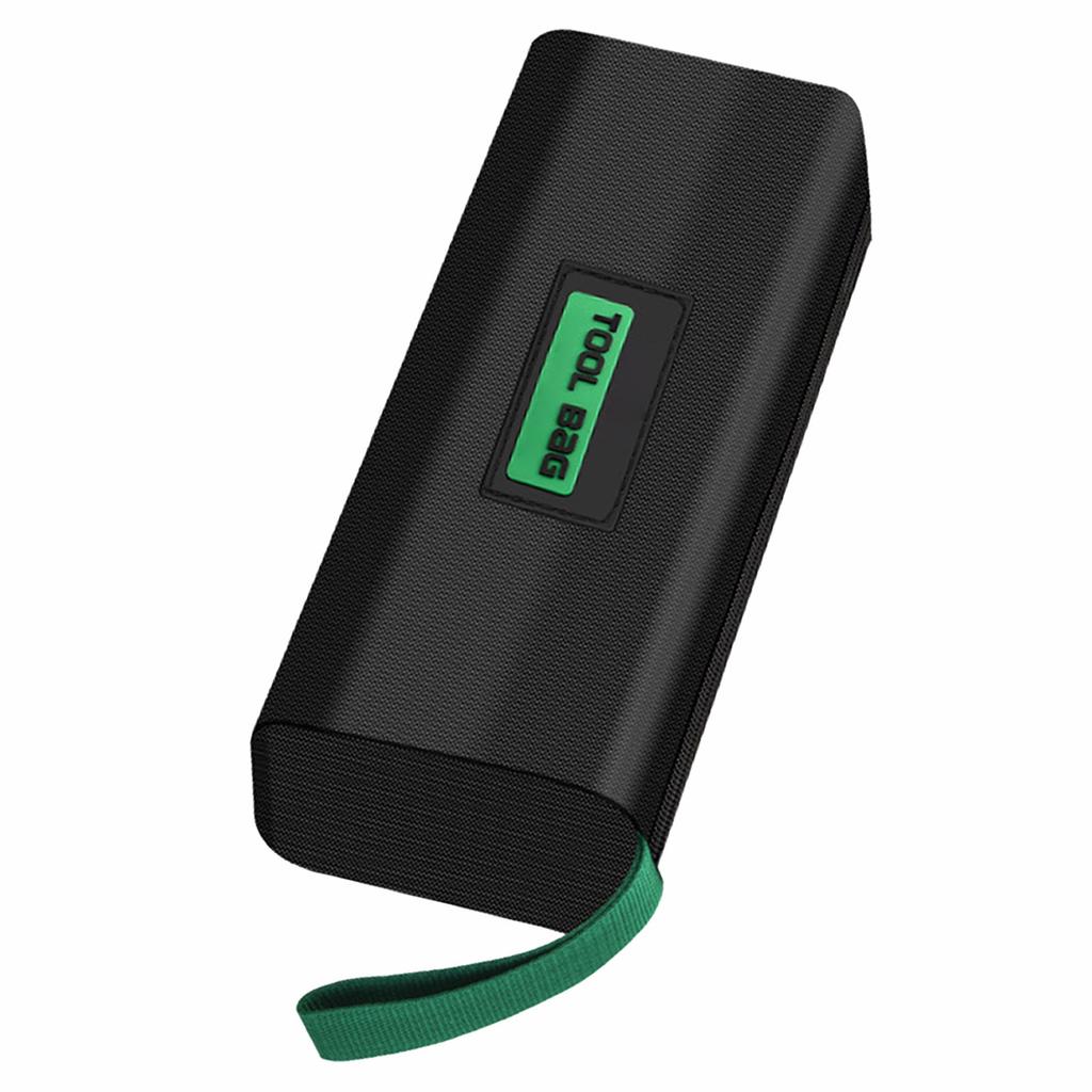 Geantă Portabilă Ușoară pentru Depozitare Electrician Organizatoare de Scule Pânză Oxford Verde pentru Meseriași Gestionare Eficientă a Sculelor