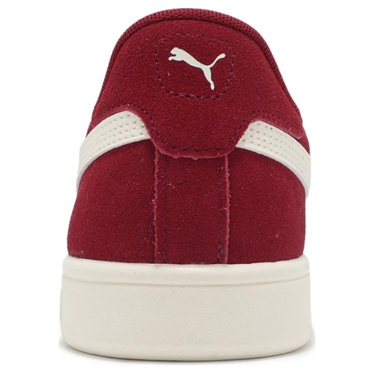 PUMA Smash 3.0 Split Cow Leather, Artificial Leather Classic Vintage Breathable Low top Skateboard Shoes Unisex Red 390984-21