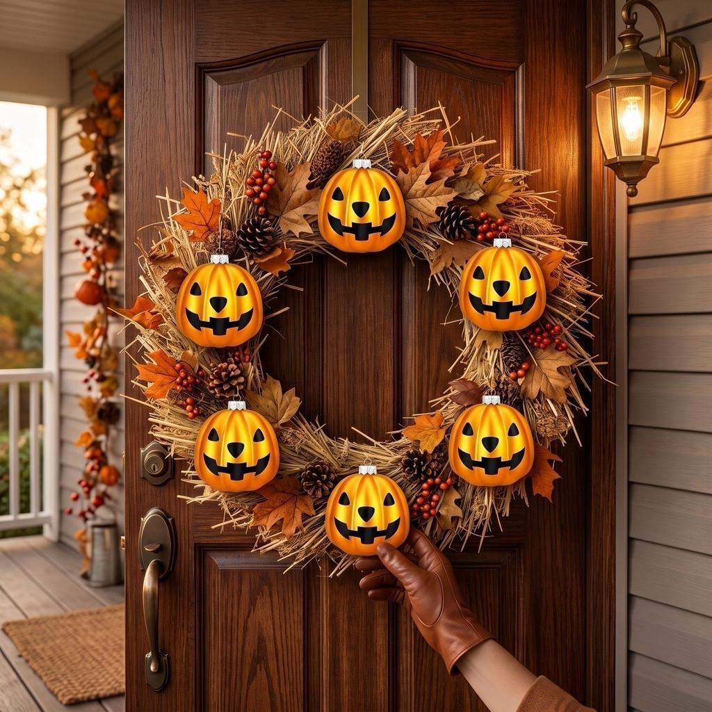 12-Pack Halloween Plastic Decoration Balls for Party Favors and House Decor