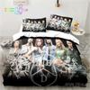 Band RBD Bettwäsche-Set Einzelbett Twin Full Queen King Size Bettwäsche-Set Schlafzimmer für Jungen und Erwachsene 3D-Druck Bettwäsche Geschenk für Musikliebhaber
