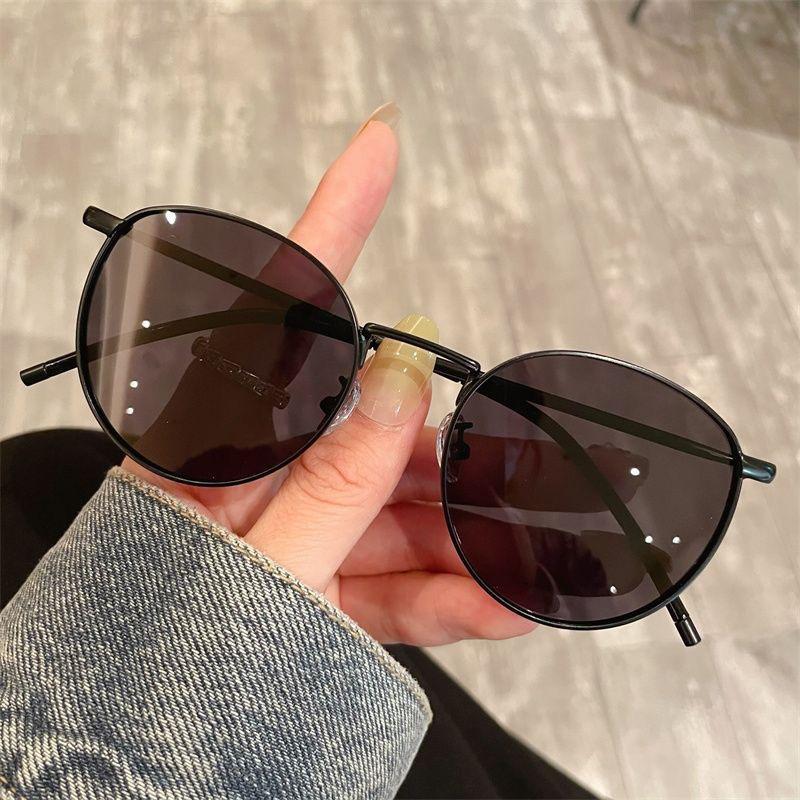 Men Brand Round Metal Sunglasses Uv400 Luxury Women Eyewear Male Outdoor Frame Causal Fashion Glasses