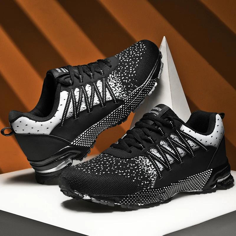 Men's Sneakers Fashion Breathable Non Slip Running Shoes Autumn Comfortable Sports Shoes for Men Tennis Sneaker Tenis Masculino