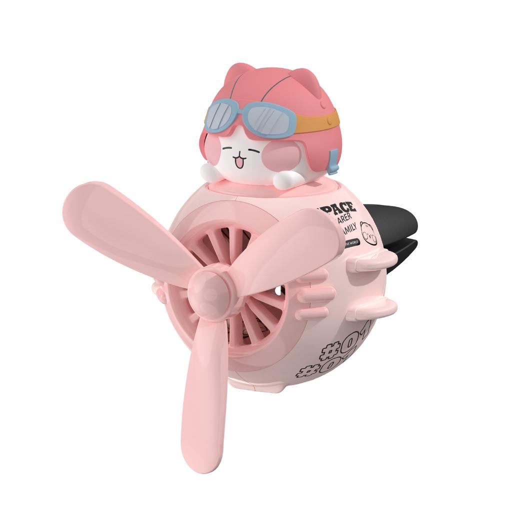 Car Air Freshener Creative Animal Pilot Car Air Vent Clip Perfume Diffuser Center Console Decoration Auto Accessories