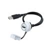USB2.0 USB3.0 Screw Lock Waterproof USB Aviation Connector Socket Female To Male Industrial Data Extension Cable 0.3M 0.5M 1M