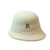 Striped Autumn and Winter Versatile Fisherman Hat Feminine Fashion Bucket Hat Foldable Winter Warmth and Windproof