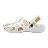 Art Printed EVA Travel Clogs Unisex Lightweight Soft Sole Travel Use Slip On Beach Garden Daily Walking Beach Sandals Comfort Fit