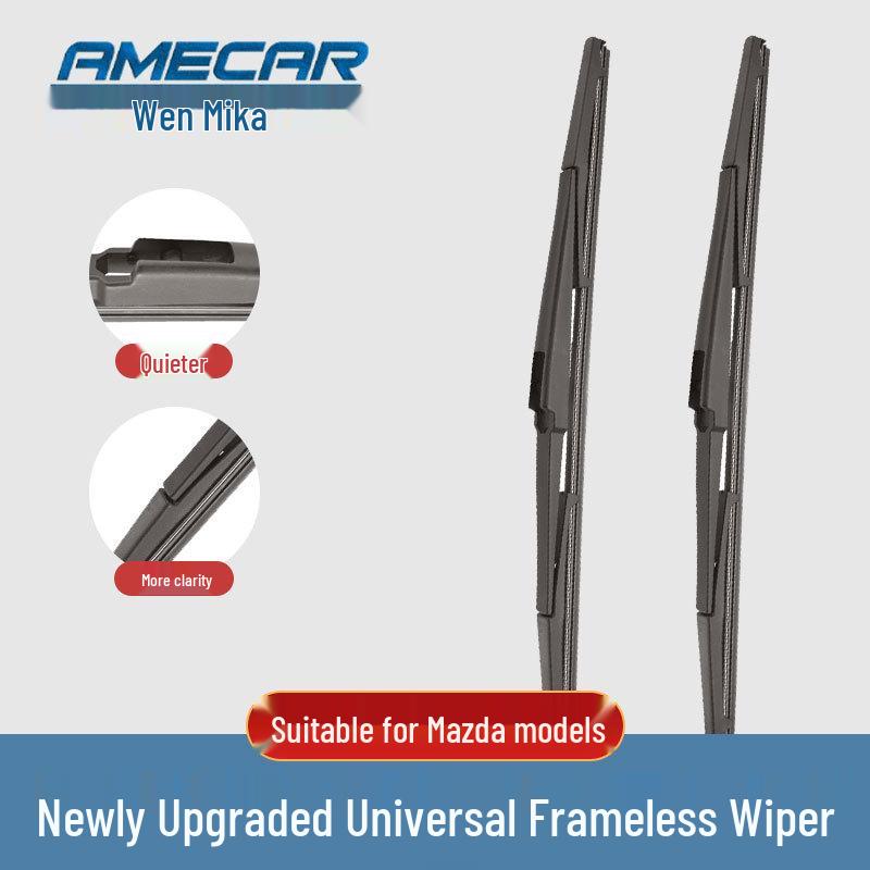 

Compatible Rear Window Wiper Blade for Mazda 2, 3, 5, 8, CX-5, CX-7, CX-9.