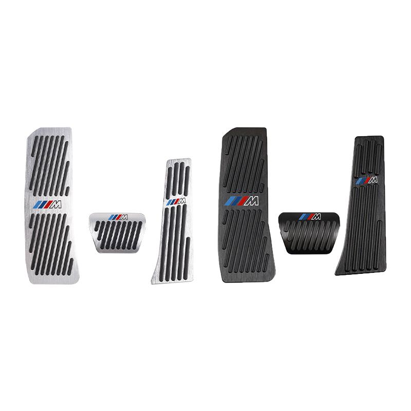 ELRA6 70% New Car Brake Foot Rest Pedal Cover Alloy Rubber Gas Pedal Protector For BMW M X1 X3 X5 X6 X7 E30 E90 M3 E84 E83 F25 E91 E6