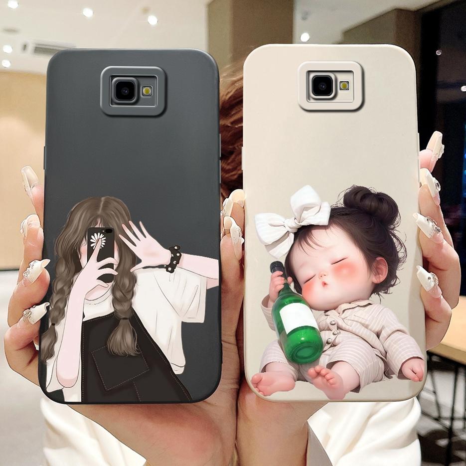 For Samsung Galaxy J7 Prime Case SM-G610F Fashion Candy Painted Cover Soft TPU Phone Cases For Samsung J7 Prime J7Prime 2 Fundas