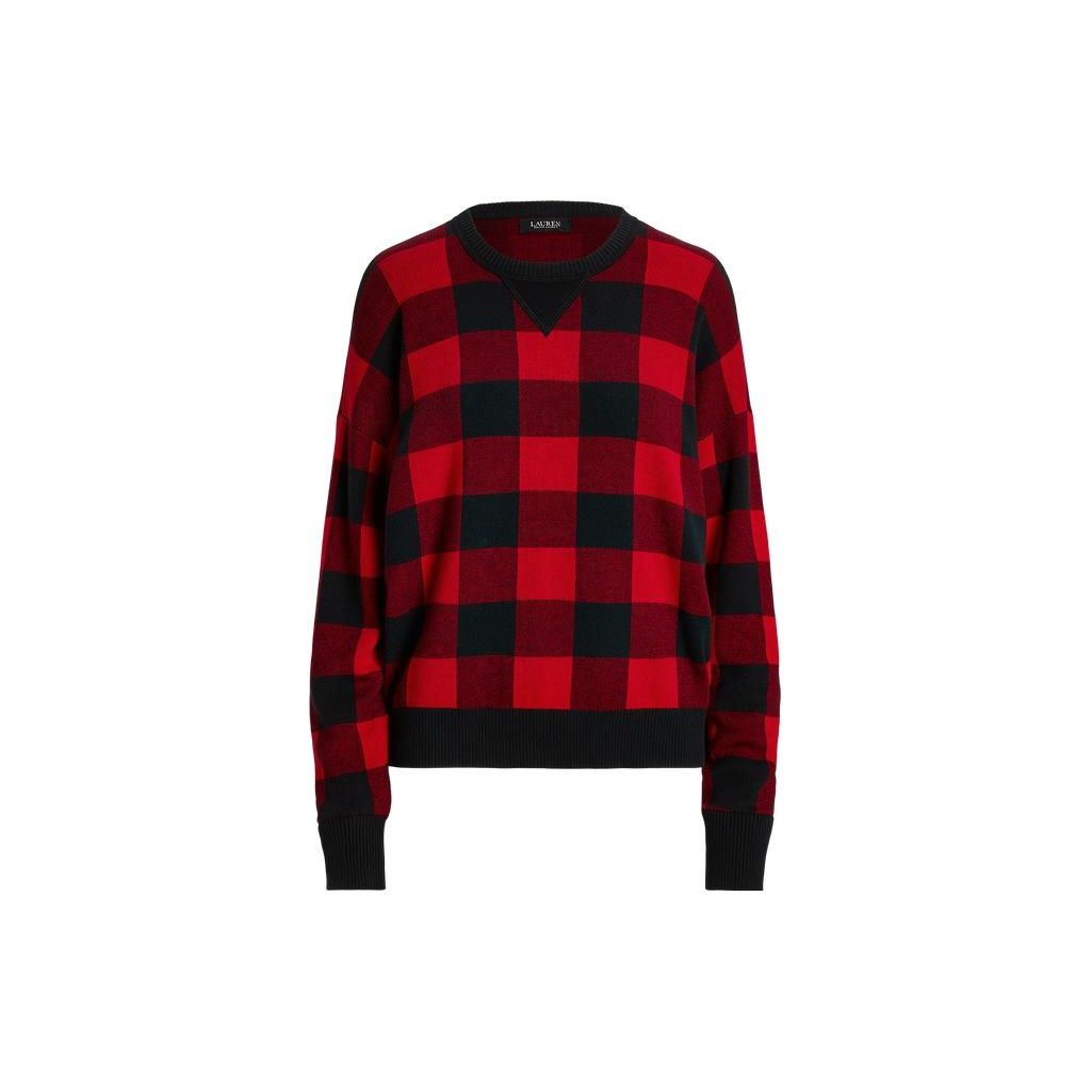 

Polo Ralph Lauren FW23 Клетчатый свитер-пуловер Женский свитер Многоцветный WMLRSWES6820580-600 L