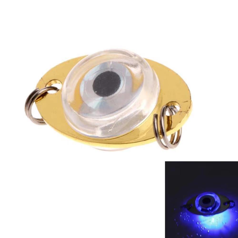 5 Stück/Los LED Fischlampe Mini Angelköder Licht LED Tiefsee Unterwasser Augenform Angeln Tintenfischangeln Köder Leuchtender Köder