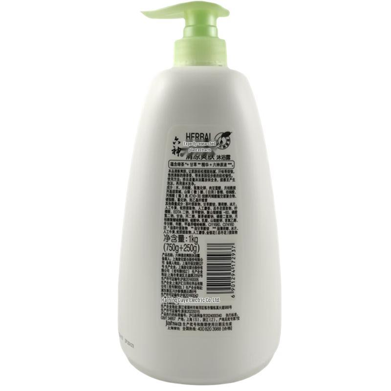 Liushen Green Tea Easy Rinse Refreshing Body Wash, 2x (750ml + 250ml) Packs