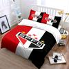Rayas rojas, blancas y negras. Juegos de cama Juegos de fundas nórdicas Fundas nórdicas Fundas de almohada(1 * Funda de edredón 2 * Fundas de almohada sin relleno de edredón)