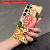 2DFlat Samsung phone case Pink and white roses floating on water Applicable to Galaxy S23 S24 S25ULTRA S26 A12 A14 A15 A16 A54 A55