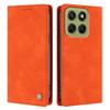 Wallet Case for Moto G67 5G - Leather/PU, Orange