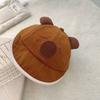 Soft Thin Baby Bucket Hat Cute Capybara Sunscreen Hat New Newborn Bonnet  1-3y
