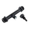1PC Plastic Irrigation Fertilizer Injector Tube 1/2 3/4 1inch Thread for Agricultural Fertilizer Irrigation Swimming Pool Black