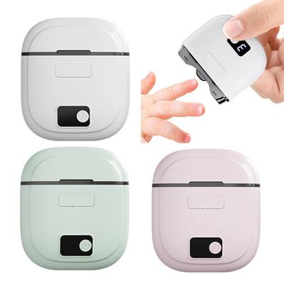 3-in-1 Elektrische Nagelschere Automatischer Nageltrimmer für Kinder, Erwachsene, Senioren mit LED-Licht 3 Geschwindigkeiten