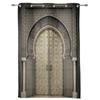 Modern Moroccan Medieval Vintage Door Curtains Bedroom Living Room Drapes Kitchen Children Window Curtain Home Decor Polyester Ideal For Sitting