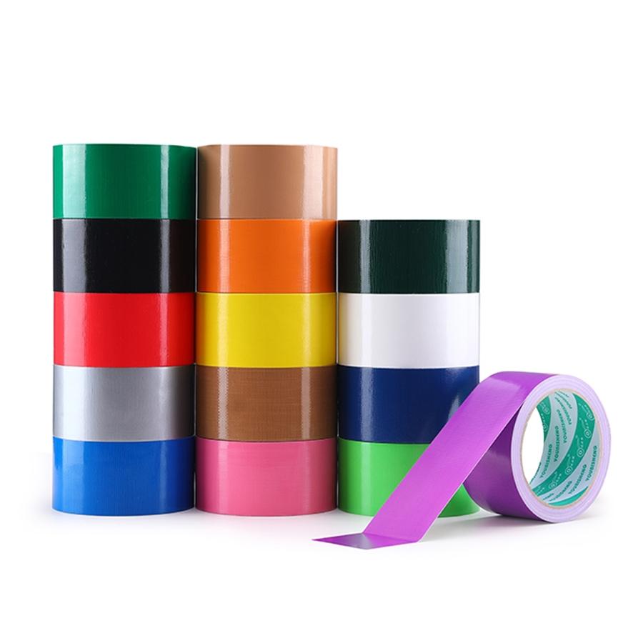 YX Multicolor DIY Decoration Color Cloth Base Tape Cloth Duct Tape Carpet Floor Waterproof Tapes High Viscosity Adhesive Tape