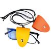 Storage Hanging Rope Eyeglasses Storage Bag Pendant Leather Hanging Neck Pouch  for Unisex