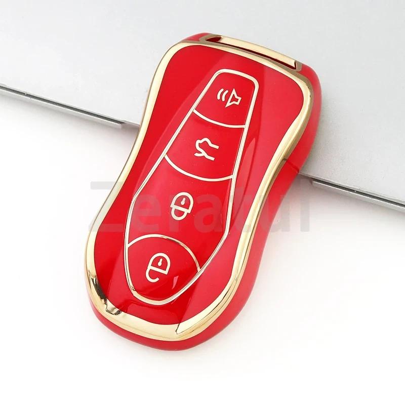 Fashion Tpu Auto Accessories Car Remote Key Cover Case Shell Fob For Geely Azkarra Fy11 Atlas Pro New Emgrand Gs X6 Suv Ec7