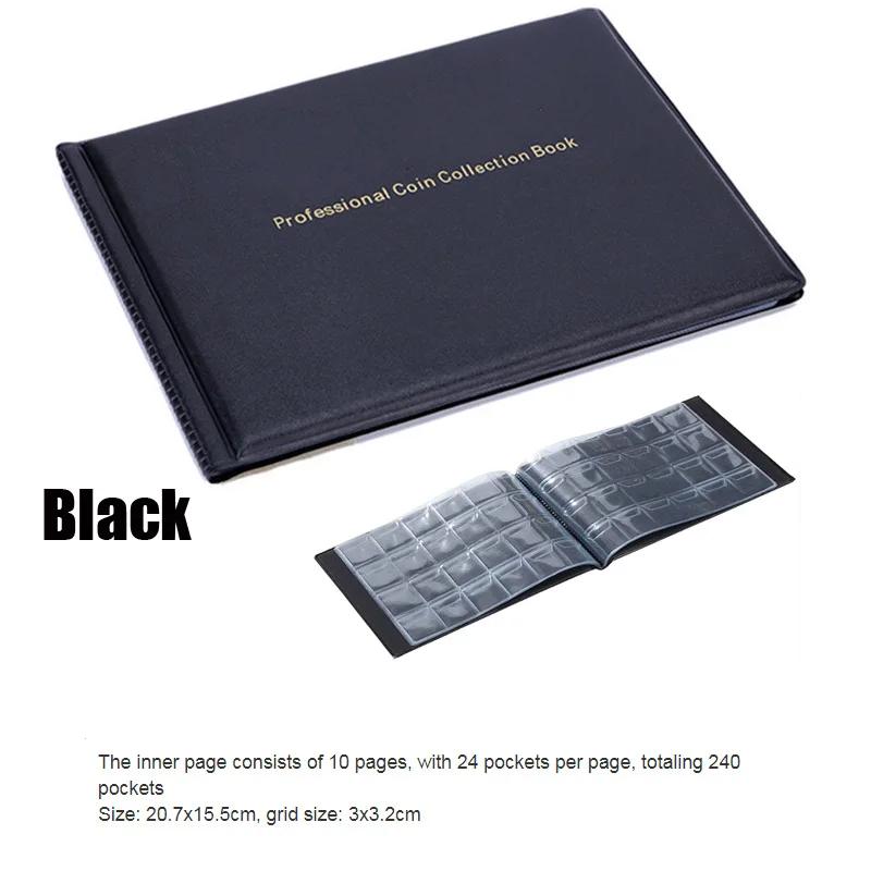 300 Mřížkovaná kožená peněženka Úložní kniha Velikost Mřížkovaný odznak Měděná mince Vertikální Vodotěsná Odolná PVC Sběratelská kniha
