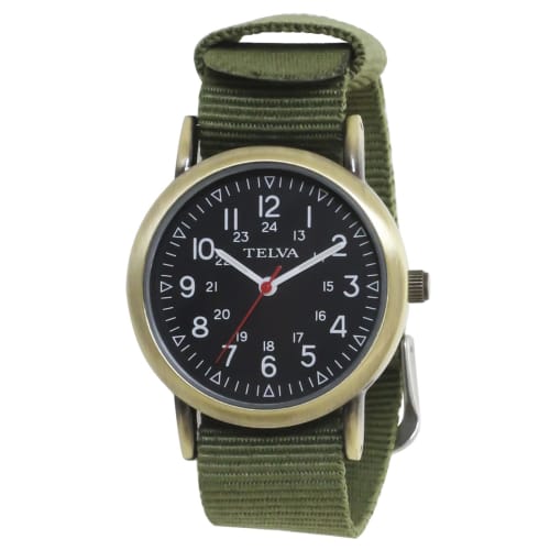 

Klefer Women s Analog Waterproof Watch with Fabric or Nylon Strap, Khaki, TE-AM043-KIG