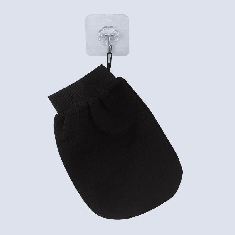 

Мочалка, Мелкий песок, Двусторонняя мочалка для спины, Инструмент для ванны и скрабирования, Черная массажная мочалка, Отшелушивающие перчатки для душа black