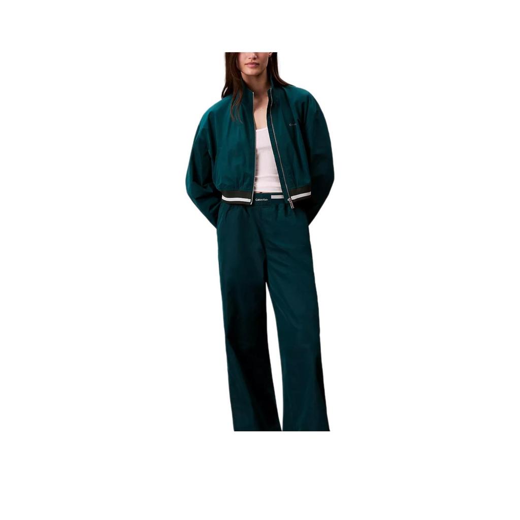 Calvin Klein Short Casual Loose Stand Collar Long Sleeve Jacket Women jackets 44D509G-L8H