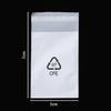 50pcs/Lot CPE Frosted Bags  Jewelry Package Plastic Bag for Earrings Necklace Bracelet Beads Jewelry Organizer Display Packaging
