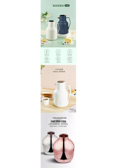Desilang 1.5L Glass Liner Insulated Thermos DZXH-1500