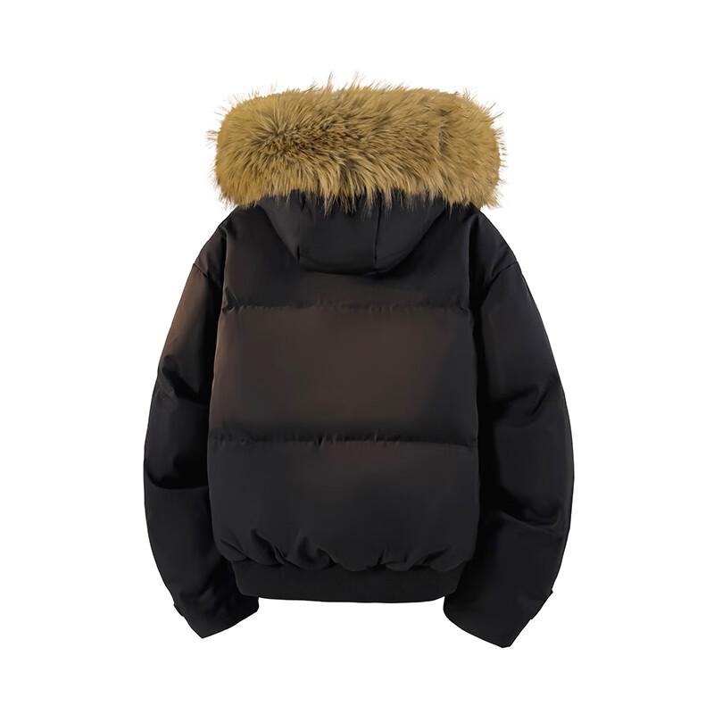 VUUG Unisex 2025 Winter Thickened Hooded Fur-Collar Parka