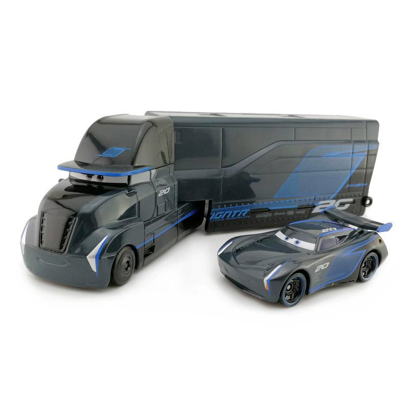 Pixar Racing 3 Toy Lightning Mcqueen Jackson Storm Chick Hicks Mack Truck Collection Die Metal Model Collection Kids Gift