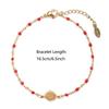 1pc Fashion Stainless Steel Bracelet Sun Enamel Drop oil Bracelet for Woman Summer Beach Party Jewelry
