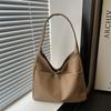 Stylish Large Capacity Women's Shoulder Tote Bag Retro Design In Black Brown Red White And Khaki