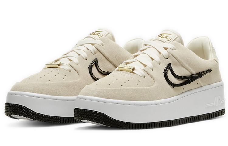 Nike Air Force 1 Sage Low Lx Light Cream Black Women's CI3482-200