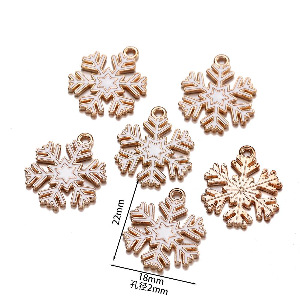 55pcs/Lot Mix Style Enamel Christmas Charms DIY for Bracelets Earrings Keychain Pendant Charms Jewelry Making Accessories