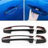 2x Exterior Door Handle Frame Trim For Chevrolet Camaro 2017+ Black Accessories