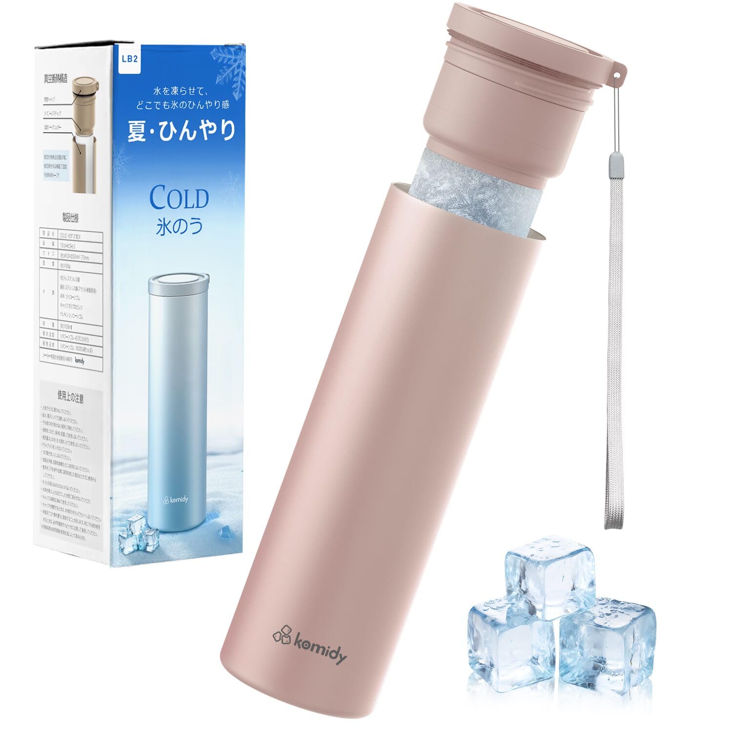 

Пакет со льдом в виде стика 3 цвета - Белый / Бежевый / Синий